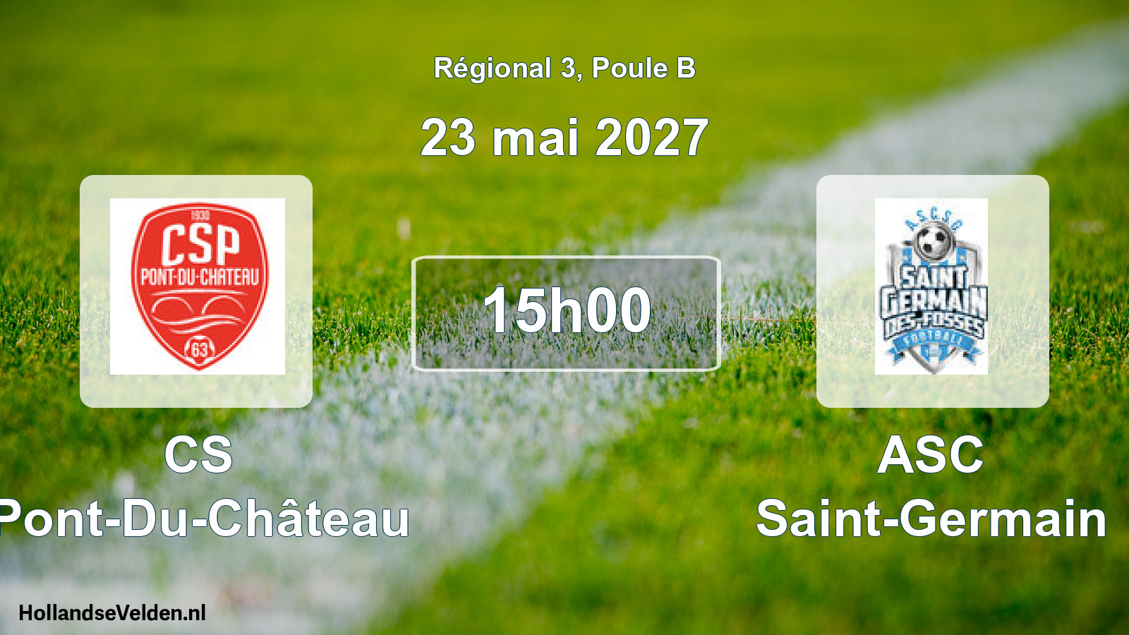 Scheduled Match: CS Pont-Du-Château - ASC Saint-Germain (23 May 2027)