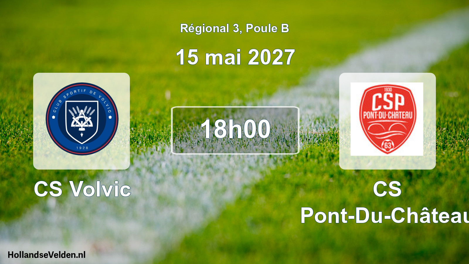 Scheduled Match: CS Volvic - CS Pont-Du-Château (15 May 2027)