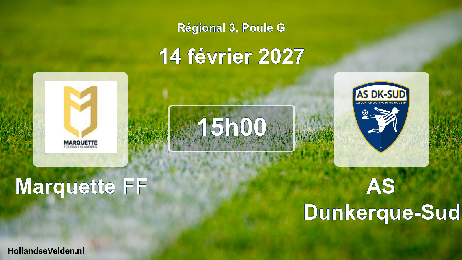 Scheduled Match: Marquette FF - AS Dunkerque-Sud (14 February 2027)