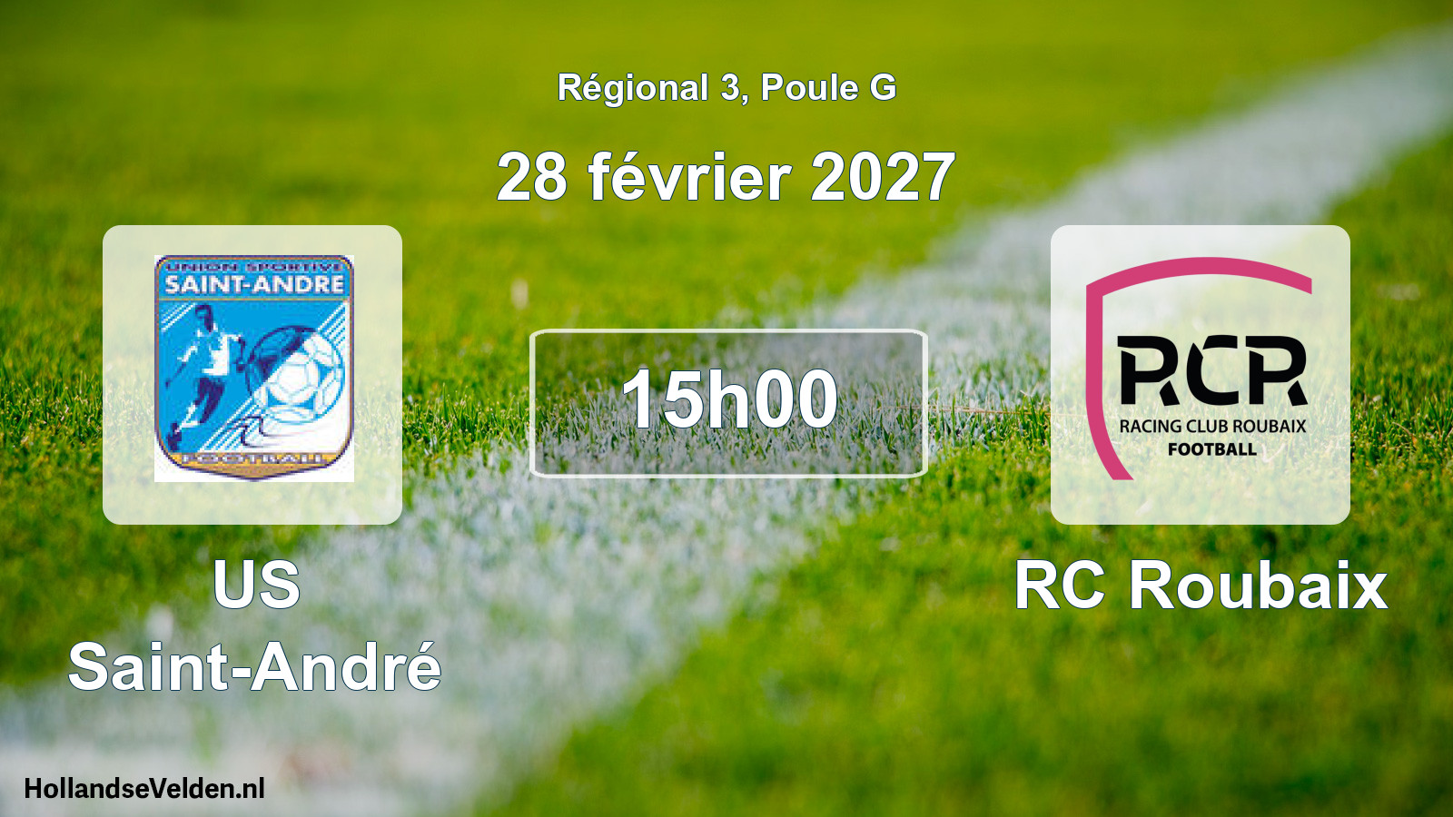Scheduled Match: US Saint-André - RC Roubaix (28 February 2027)