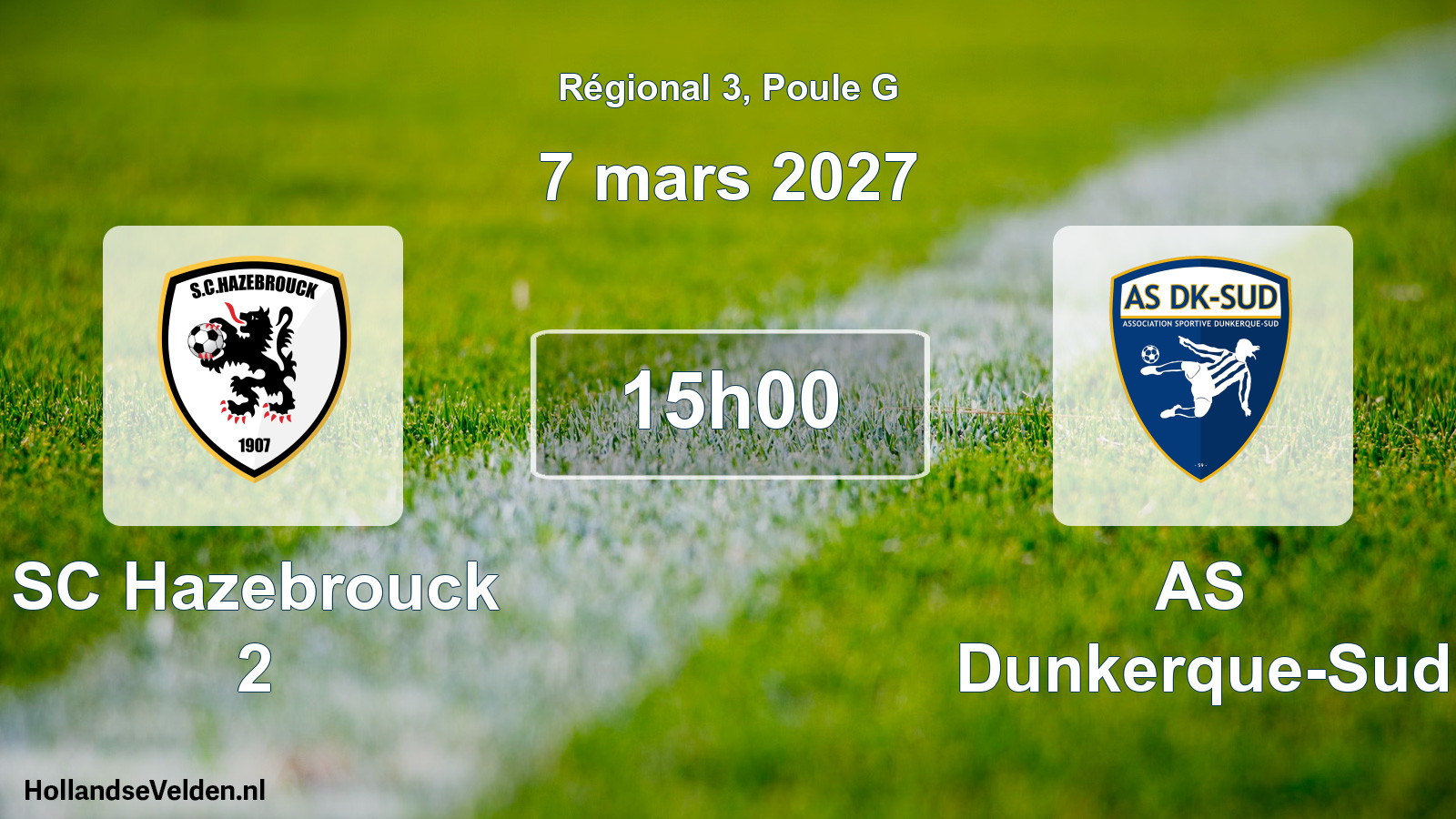 Scheduled Match: SC Hazebrouck 2 - AS Dunkerque-Sud (7 March 2027)