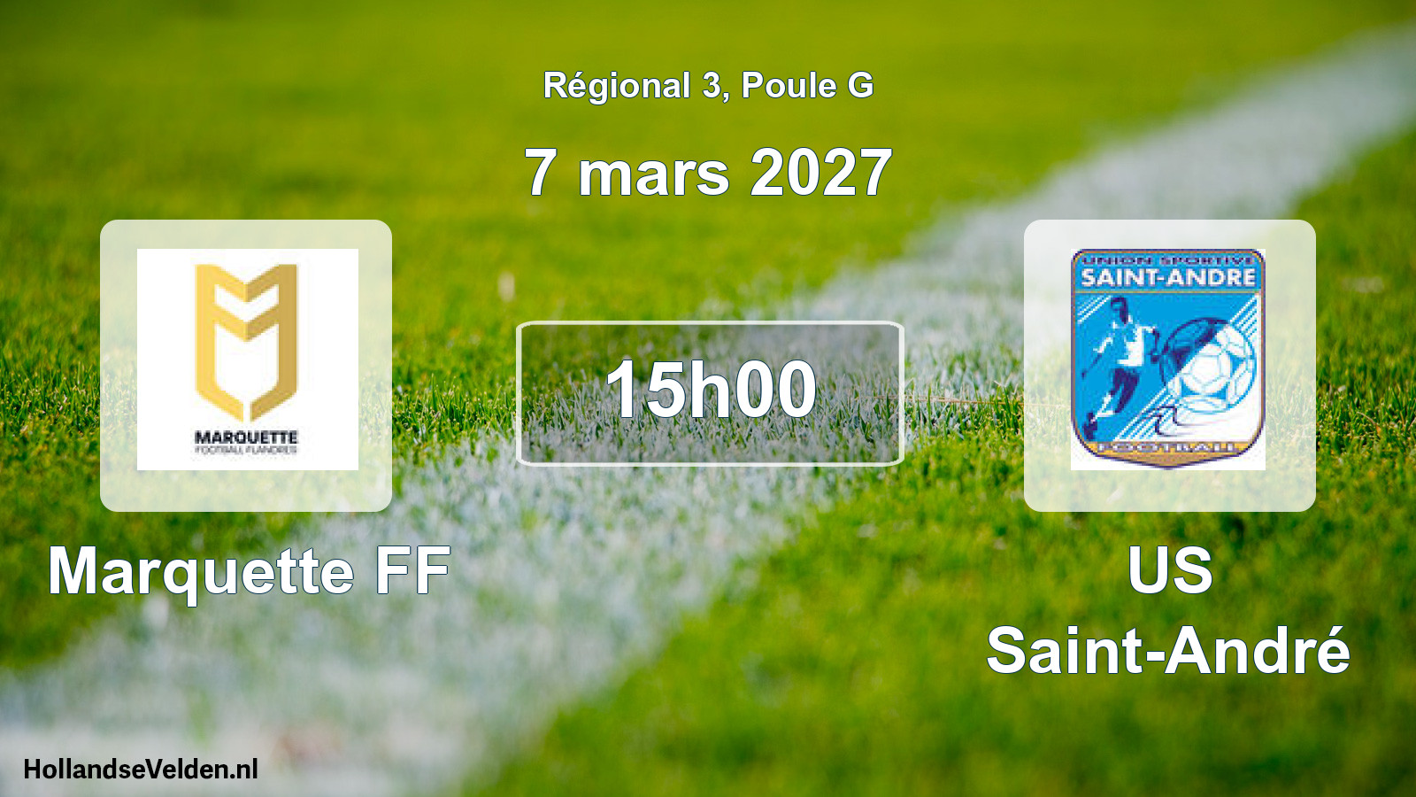 Scheduled Match: Marquette FF - US Saint-André (7 March 2027)