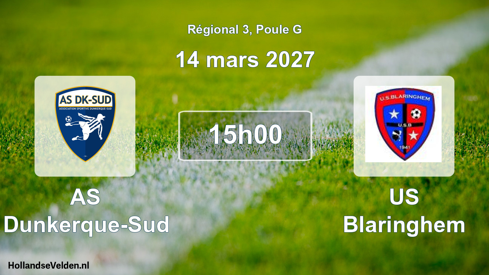 Scheduled Match: AS Dunkerque-Sud - US Blaringhem (14 March 2027)