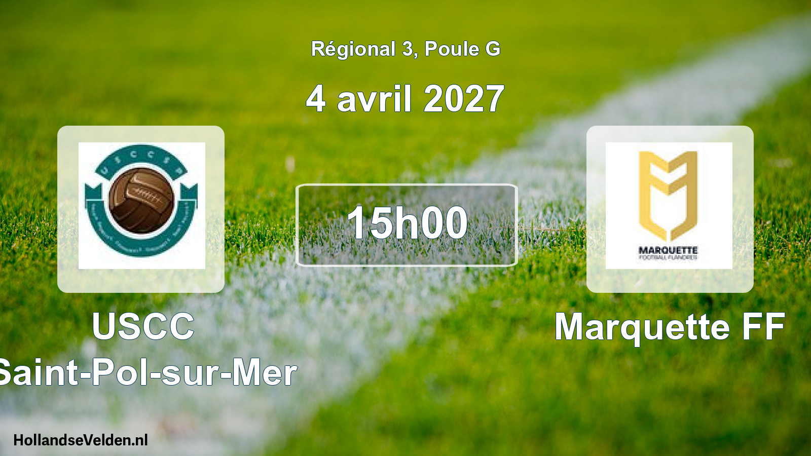 Scheduled Match: USCC Saint-Pol-sur-Mer - Marquette FF (4 April 2027)
