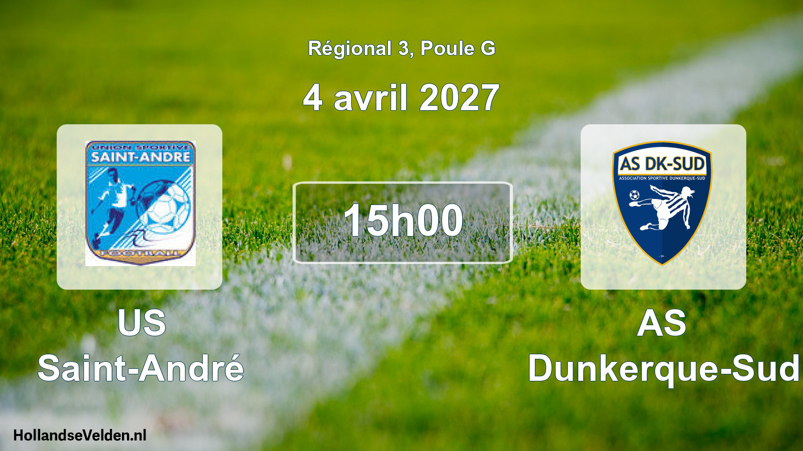 Scheduled Match: US Saint-André - AS Dunkerque-Sud (4 April 2027)