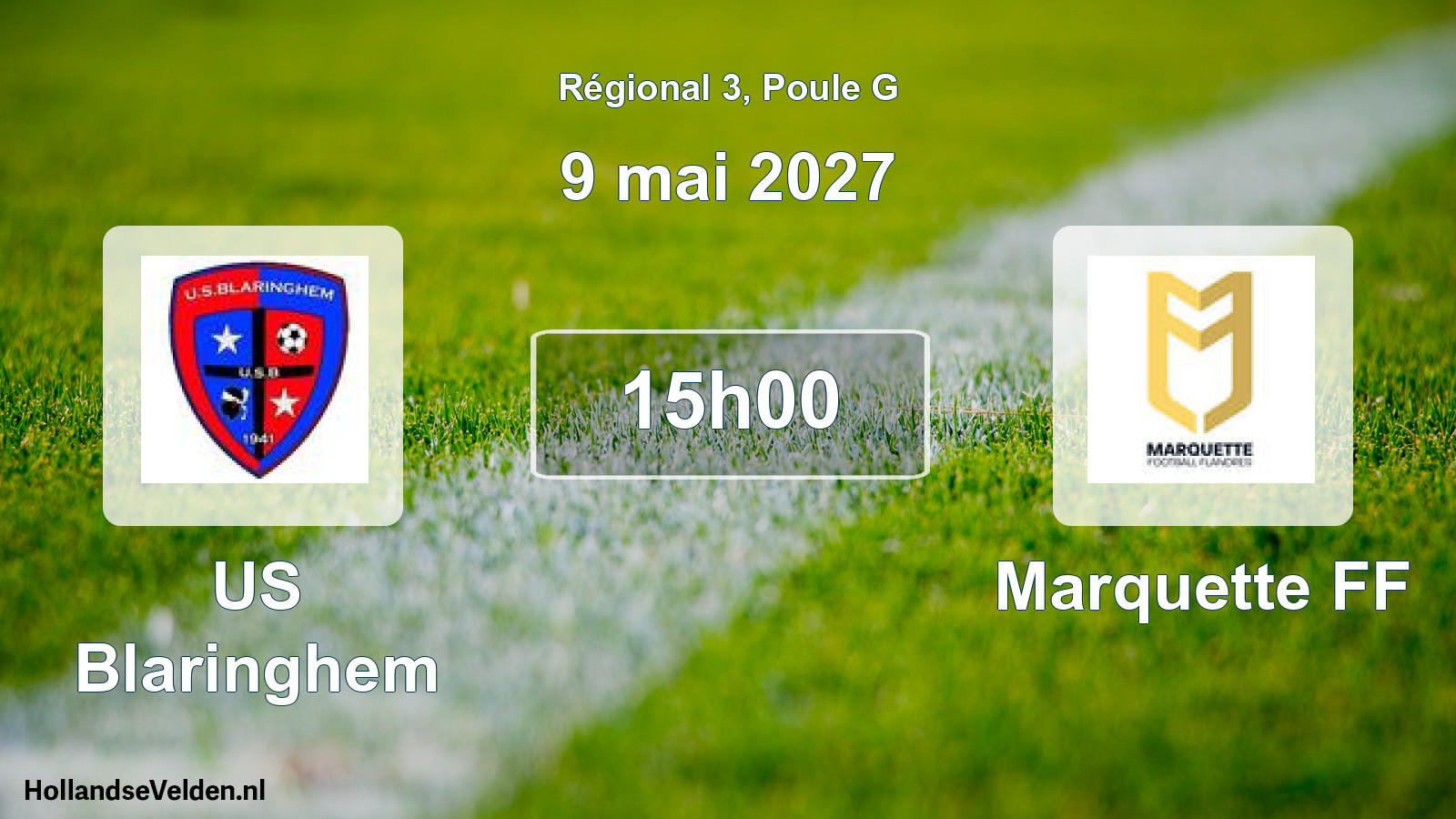 Scheduled Match: US Blaringhem - Marquette FF (9 May 2027)