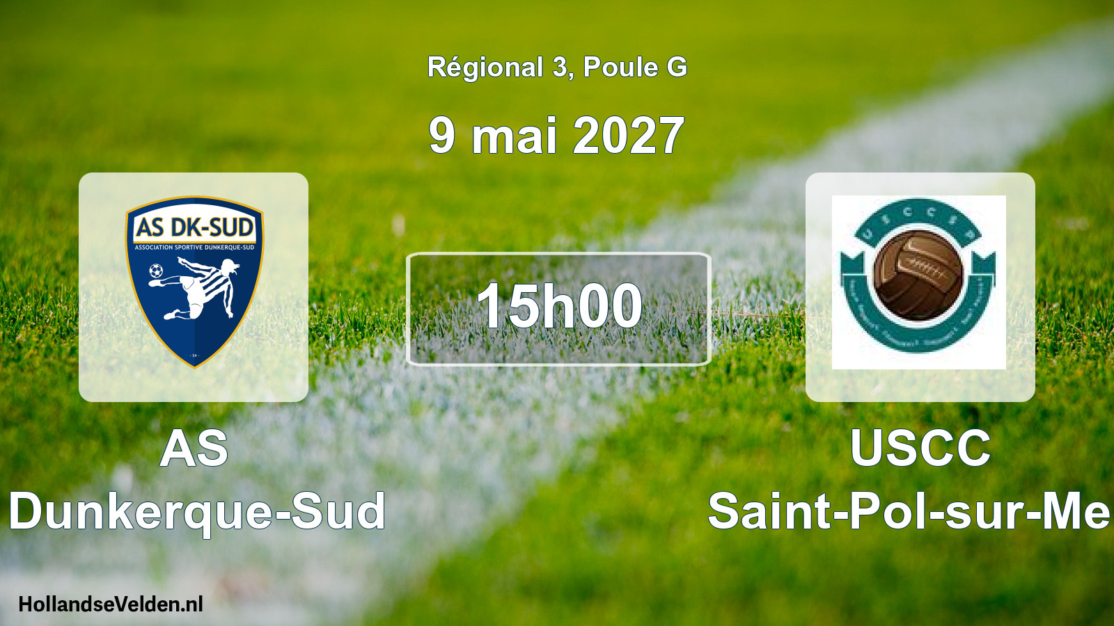 Scheduled Match: AS Dunkerque-Sud - USCC Saint-Pol-sur-Mer (9 May 2027)