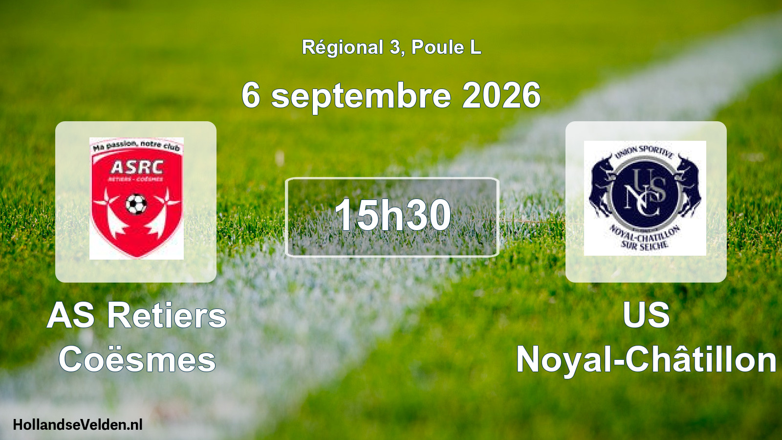Scheduled Match: AS Retiers Coësmes - US Noyal-Châtillon (6 September 2026)