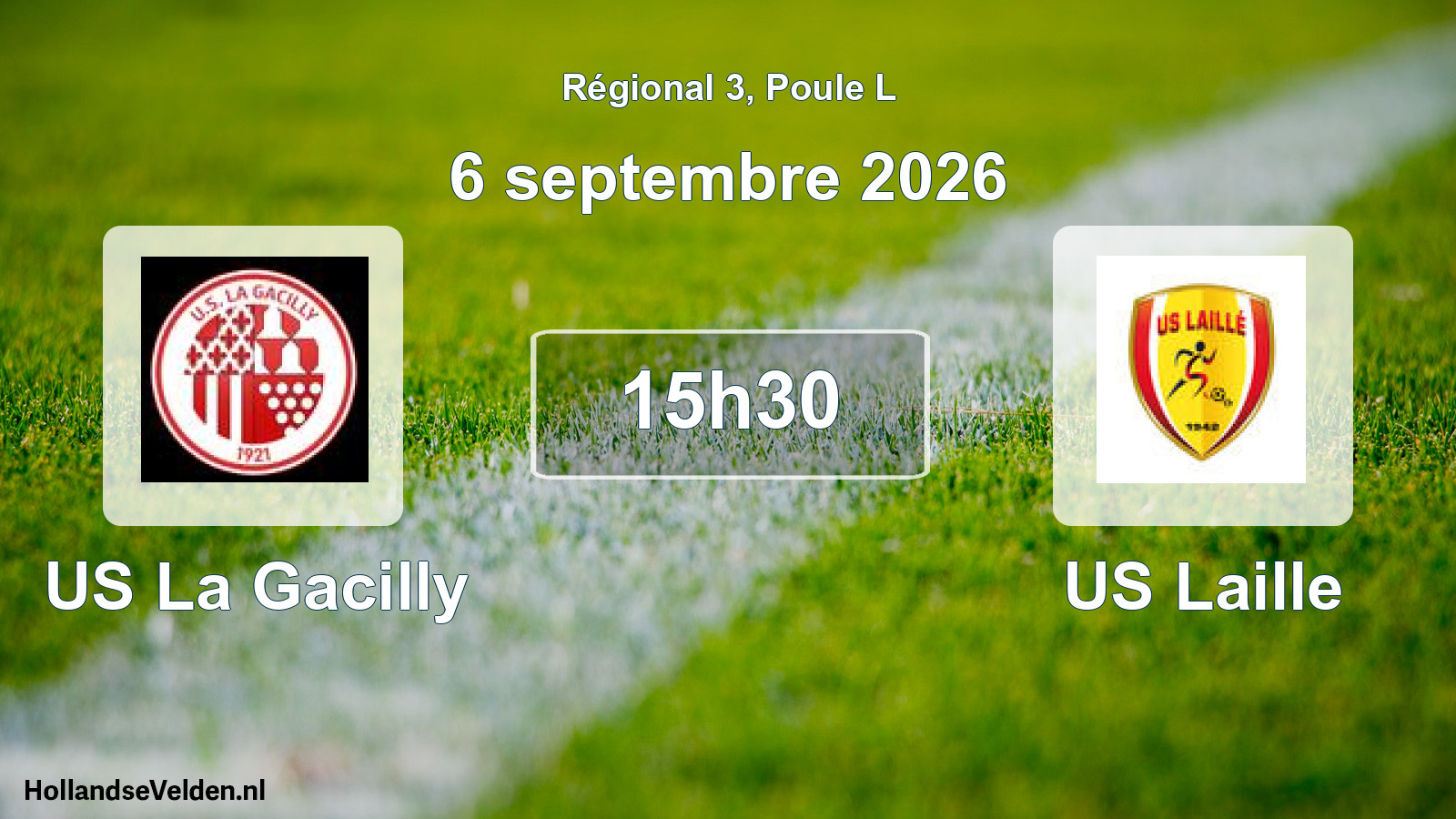 Scheduled Match: US La Gacilly - US Laille (6 September 2026)