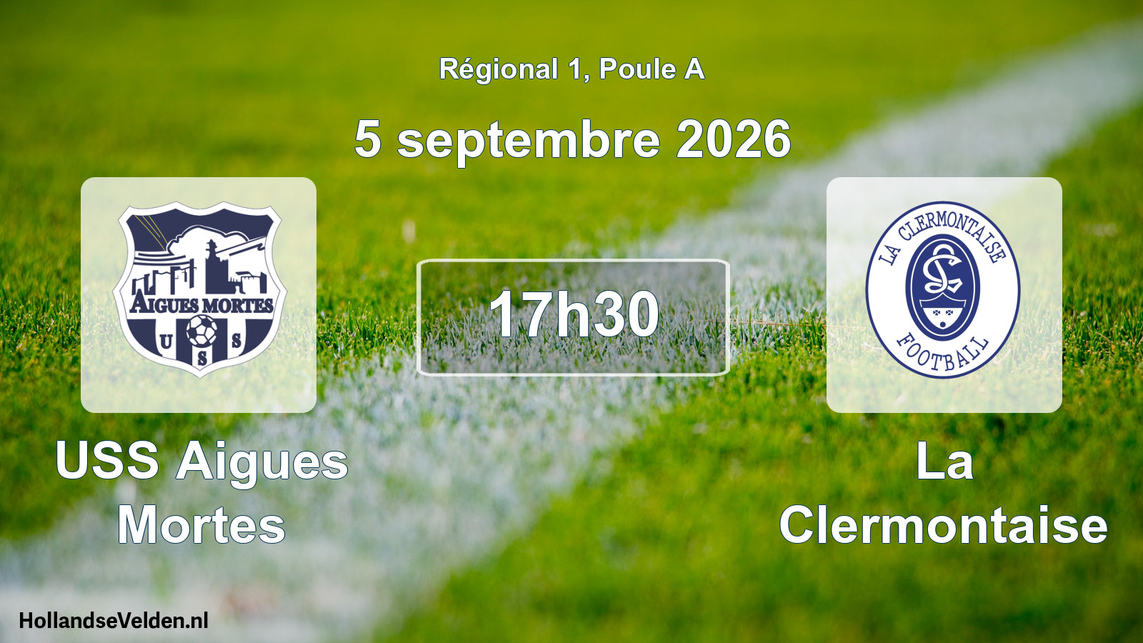 Match programmé: USS Aigues Mortes - La Clermontaise (5 septembre 2026)