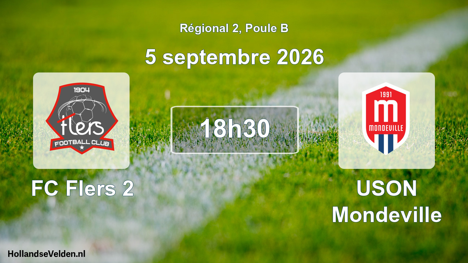 Scheduled Match: FC Flers 2 - USON Mondeville (5 September 2026)