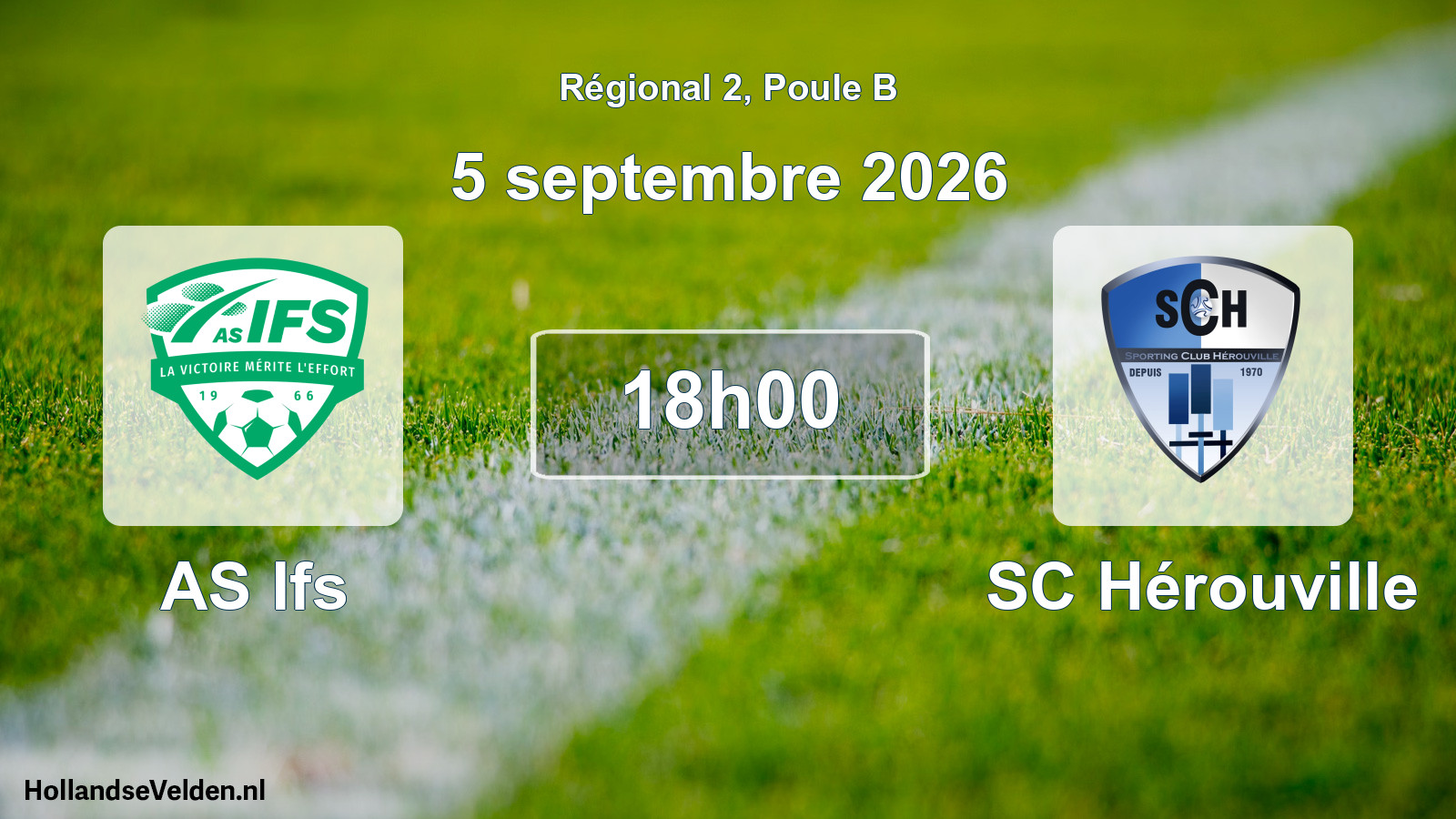Scheduled Match: AS Ifs - SC Hérouville (5 September 2026)