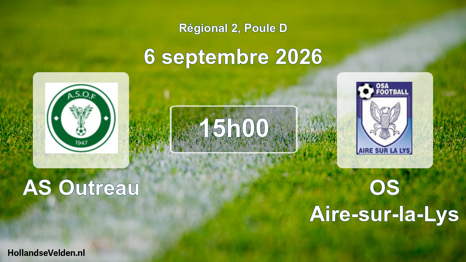 Scheduled Match: AS Outreau - OS Aire-sur-la-Lys (6 September 2026)