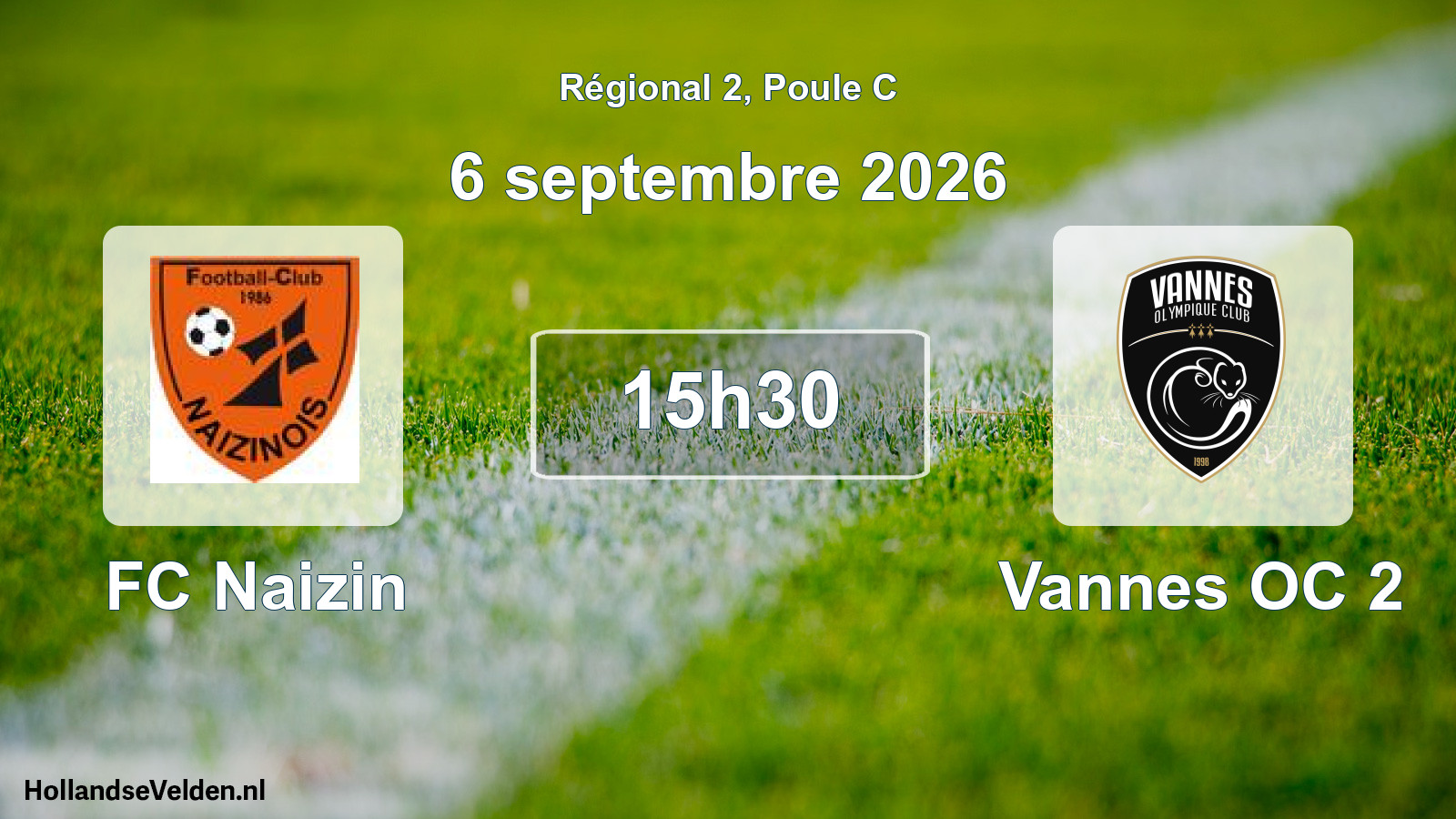 Scheduled Match: FC Naizin - Vannes OC 2 (6 September 2026)