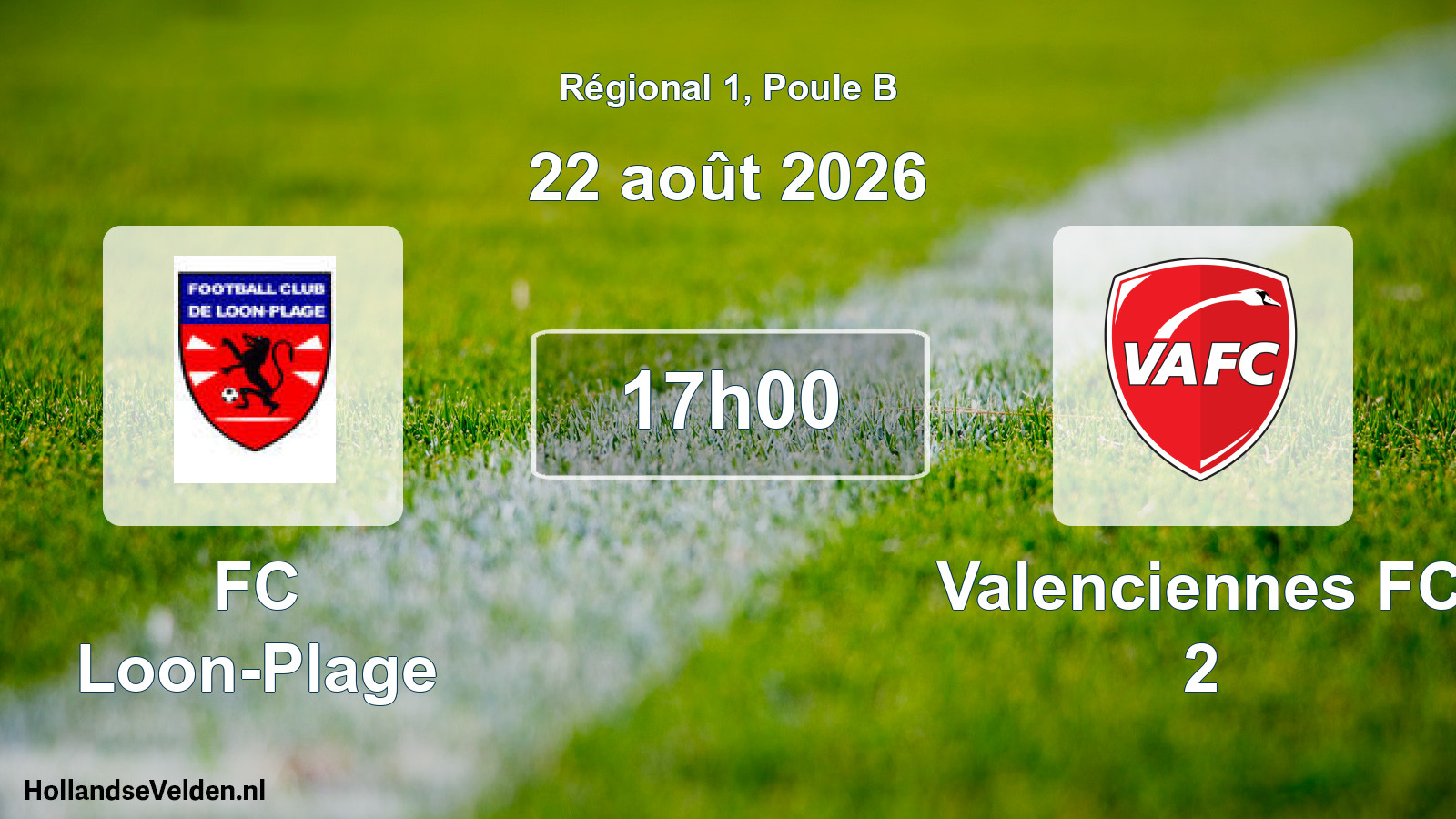 Total number of matches played: FC Loon-Plage - Valenciennes FC 2 2 - 2 (22 August 2026)