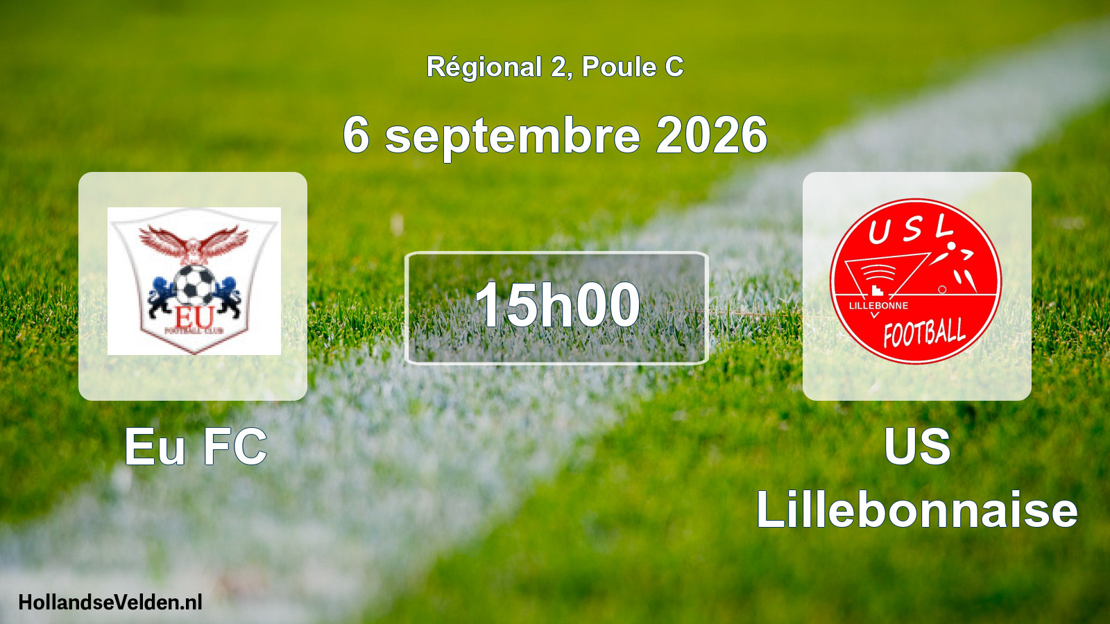 Scheduled Match: Eu FC - US Lillebonnaise (6 September 2026)
