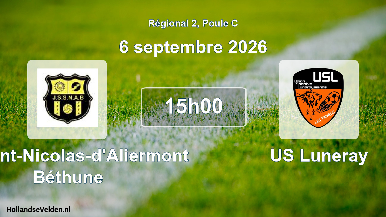Scheduled Match: JS Saint-Nicolas-d'Aliermont Béthune - US Luneray (6 September 2026)