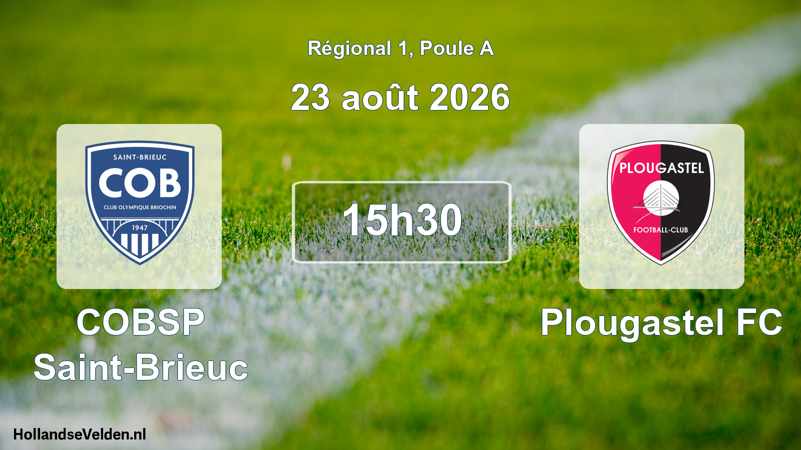 Scheduled Match: COBSP Saint-Brieuc - Plougastel FC (23 August 2026)