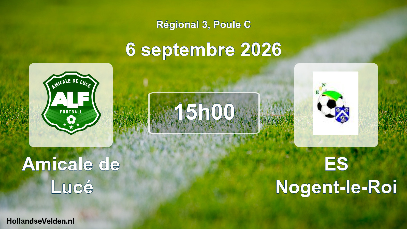 Scheduled Match: Amicale de Lucé - ES Nogent-le-Roi (6 September 2026)