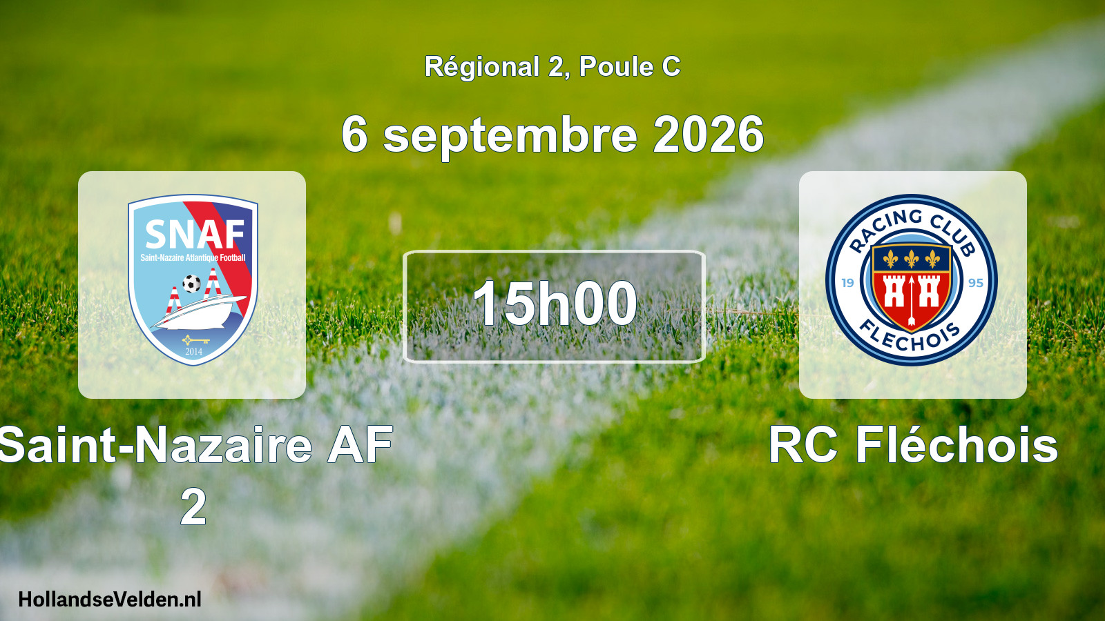 Scheduled Match: Saint-Nazaire AF 2 - RC Fléchois (6 September 2026)