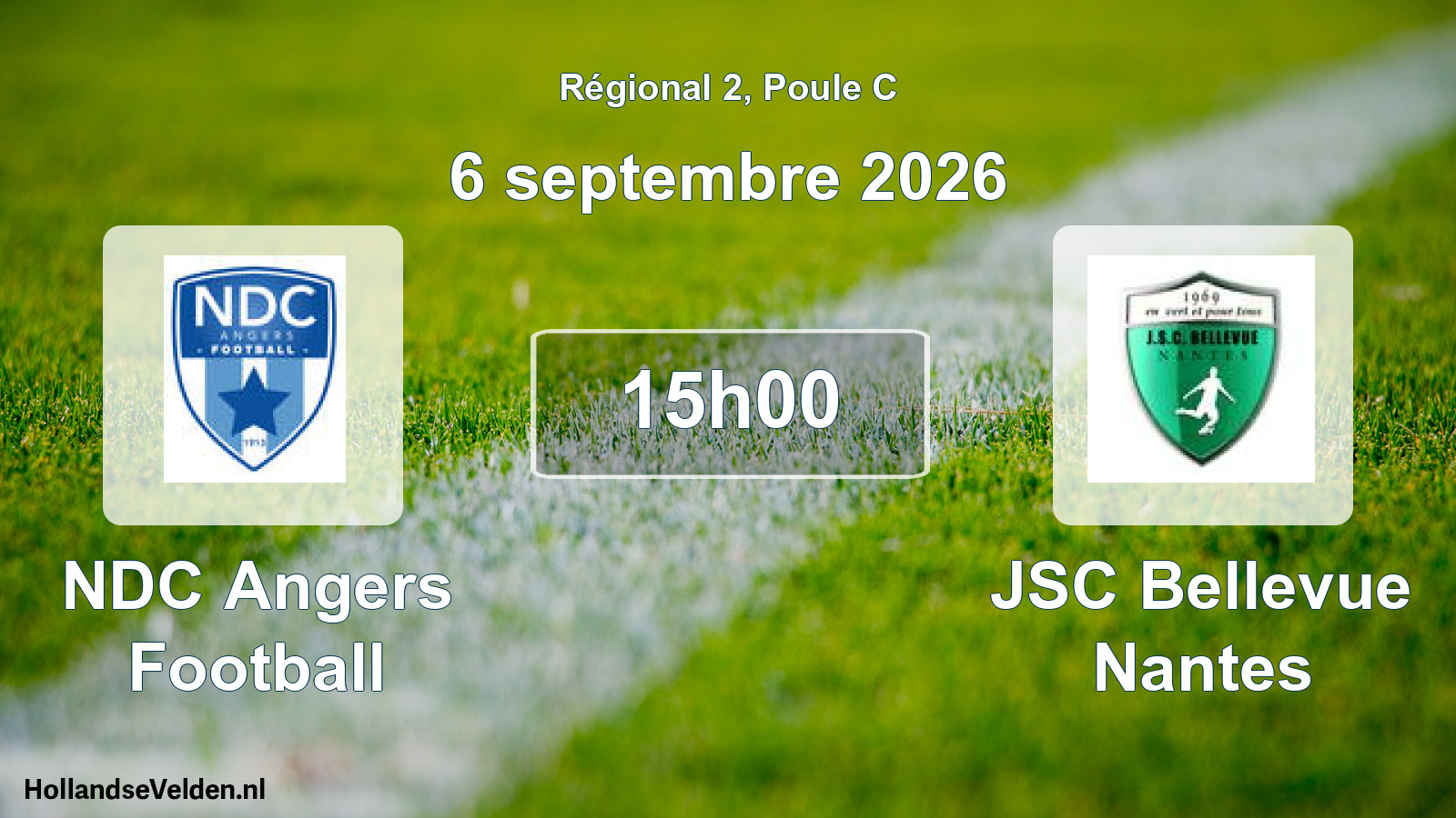 Scheduled Match: NDC Angers Football - JSC Bellevue Nantes (6 September 2026)