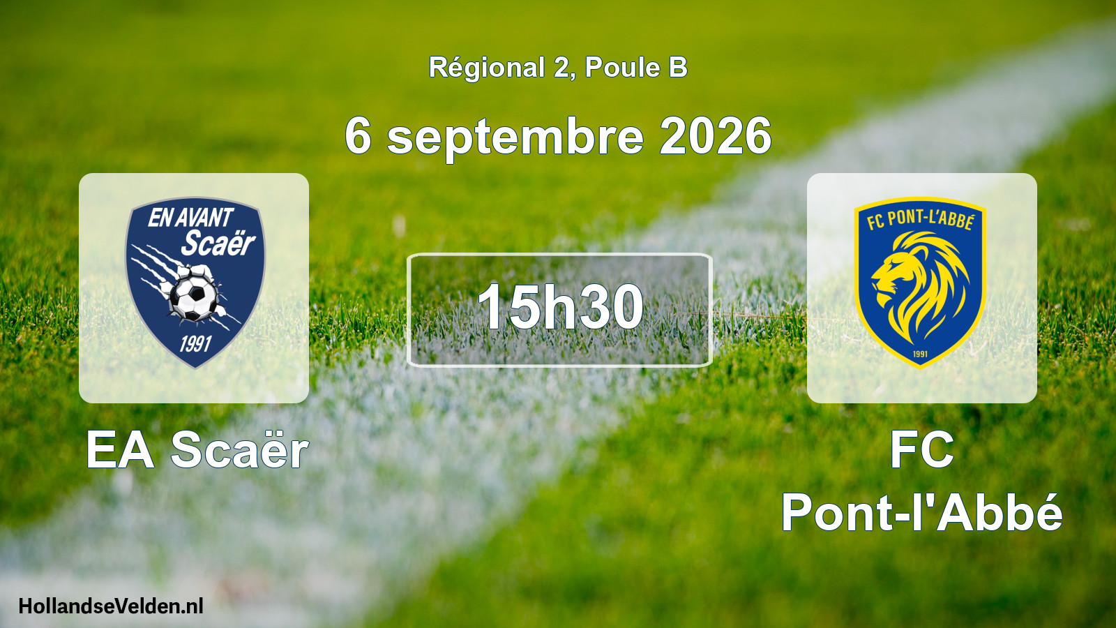 Scheduled Match: EA Scaër - FC Pont-l'Abbé (6 September 2026)