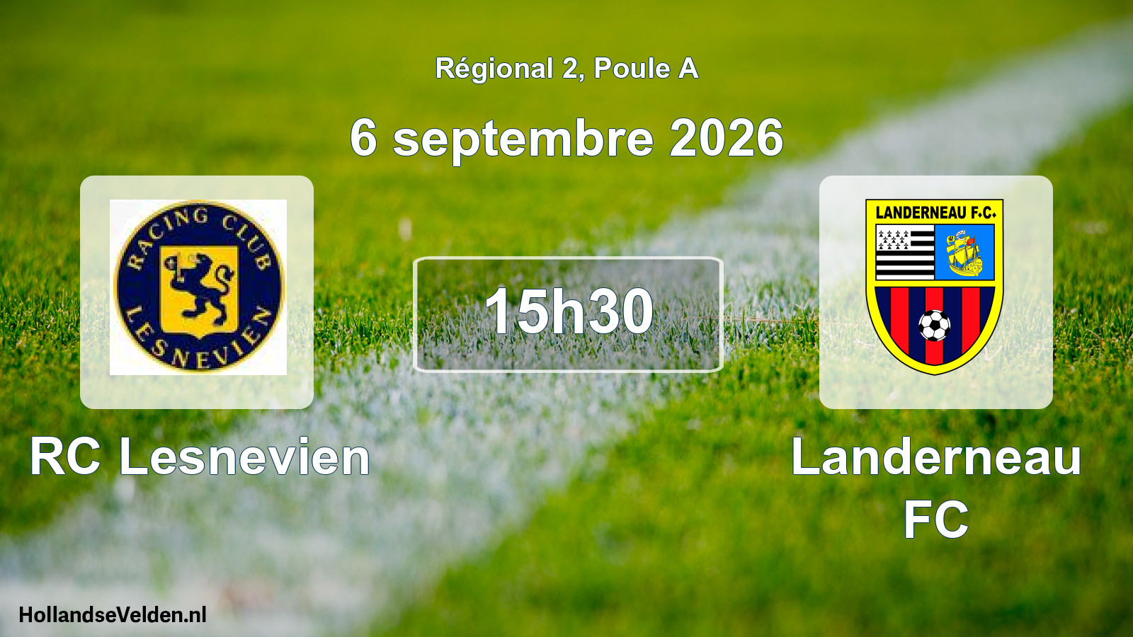 Scheduled Match: RC Lesnevien - Landerneau FC (6 September 2026)