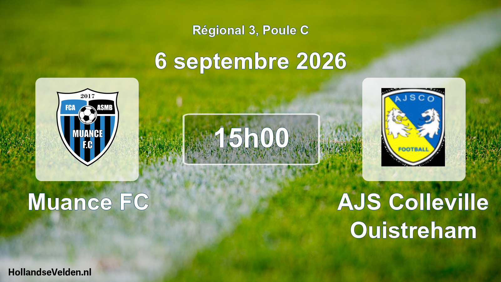 Scheduled Match: Muance FC - AJS Colleville Ouistreham (6 September 2026)
