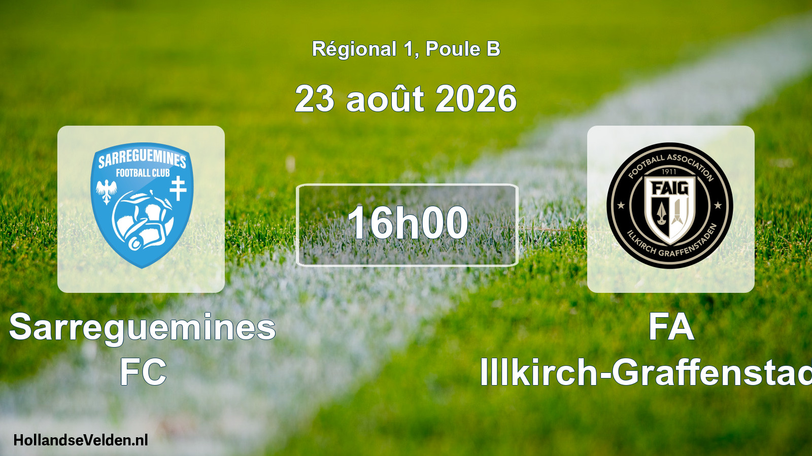 Scheduled Match: Sarreguemines FC - FA Illkirch-Graffenstaden (23 August 2026)