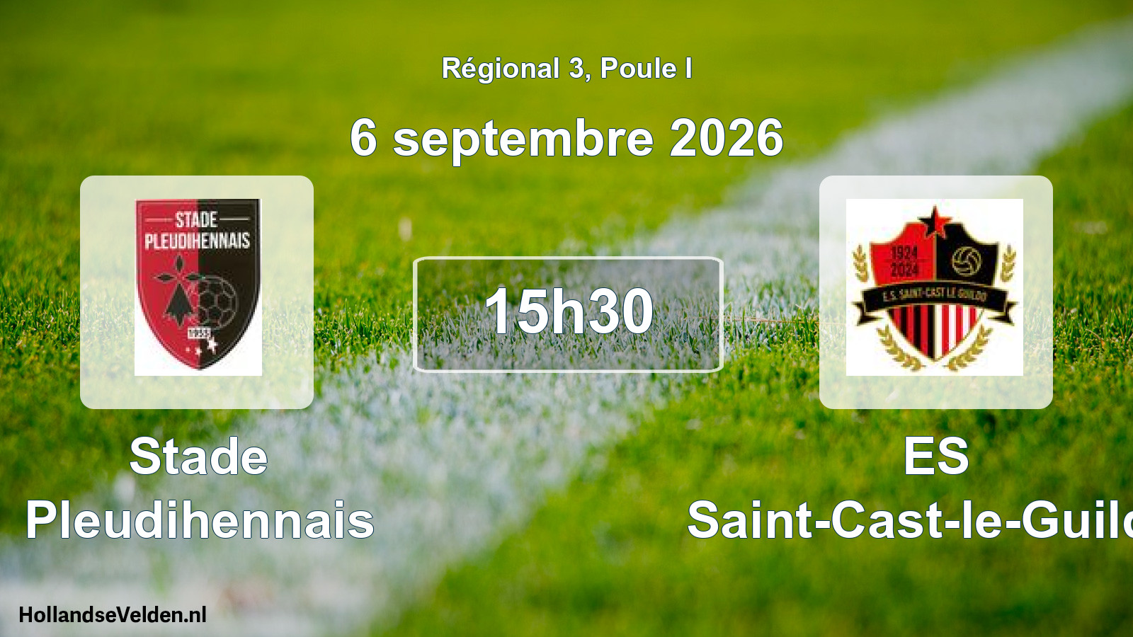 Scheduled Match: Stade Pleudihennais - ES Saint-Cast-le-Guildo (6 September 2026)