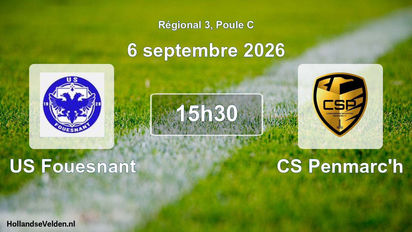 Scheduled Match: US Fouesnant - CS Penmarc'h (6 September 2026)