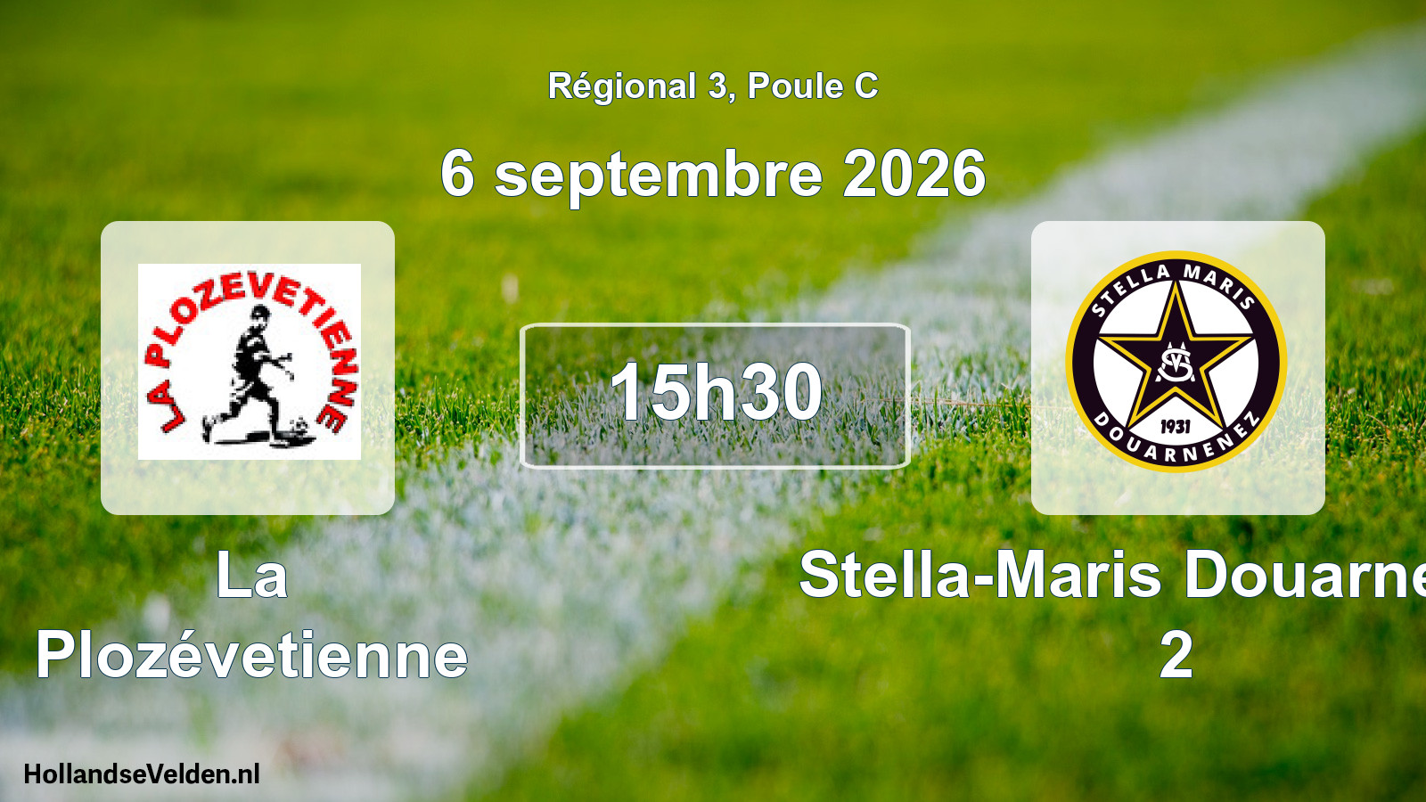 Scheduled Match: La Plozévetienne - Stella-Maris Douarnenez 2 (6 September 2026)