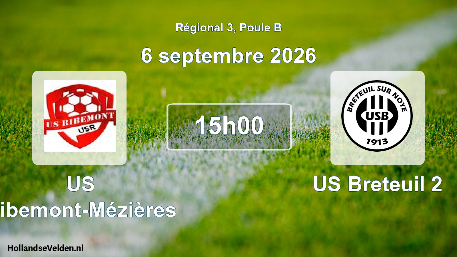 Scheduled Match: US Ribemont-Mézières - US Breteuil 2 (6 September 2026)