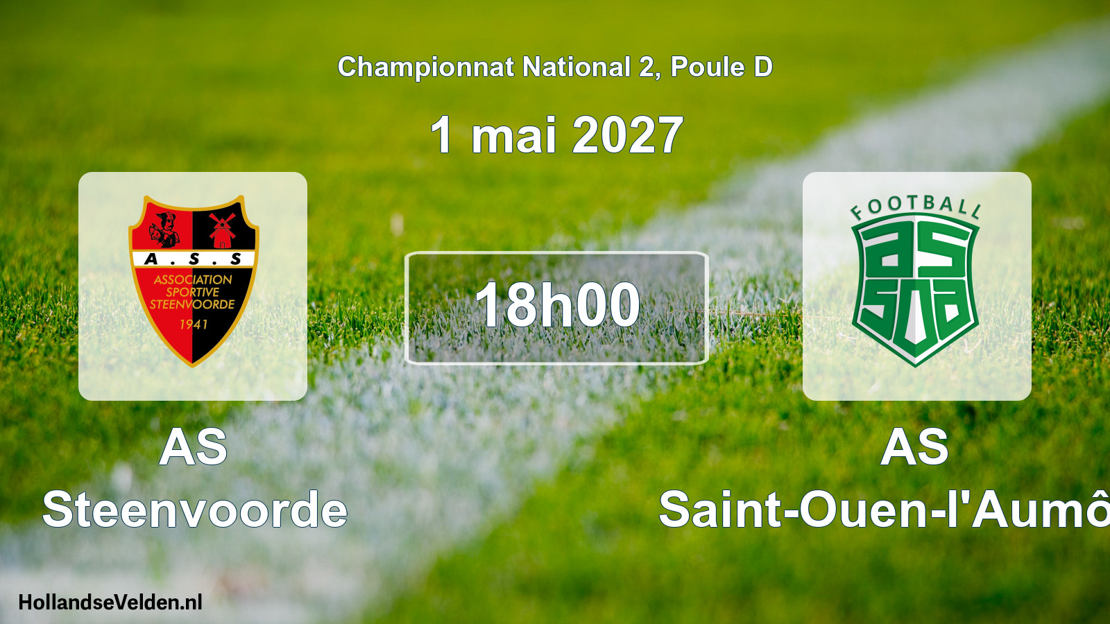 Scheduled Match: AS Steenvoorde - AS Saint-Ouen-l'Aumône (1 May 2027)