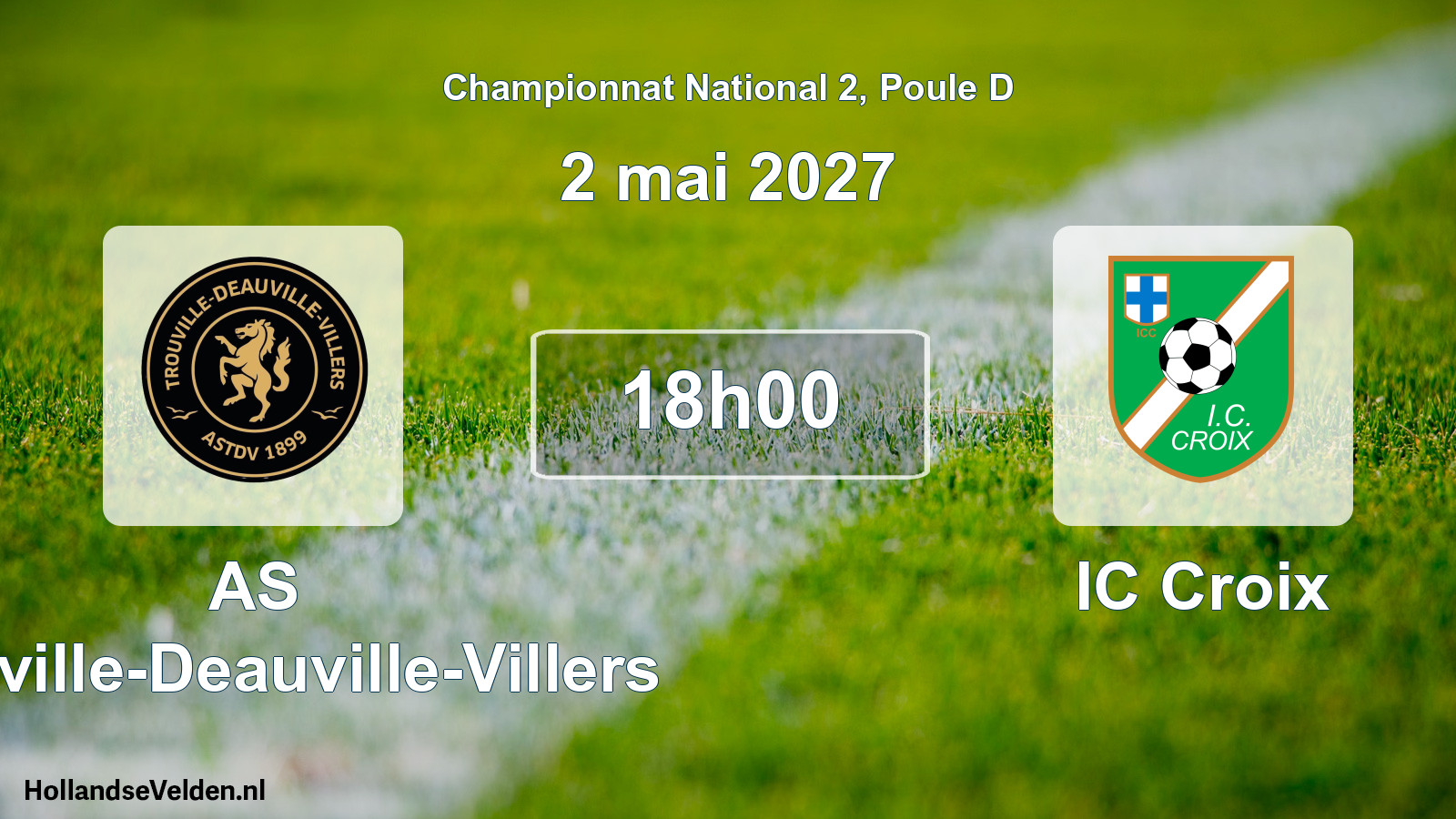 Scheduled Match: AS Trouville-Deauville-Villers - IC Croix (2 May 2027)