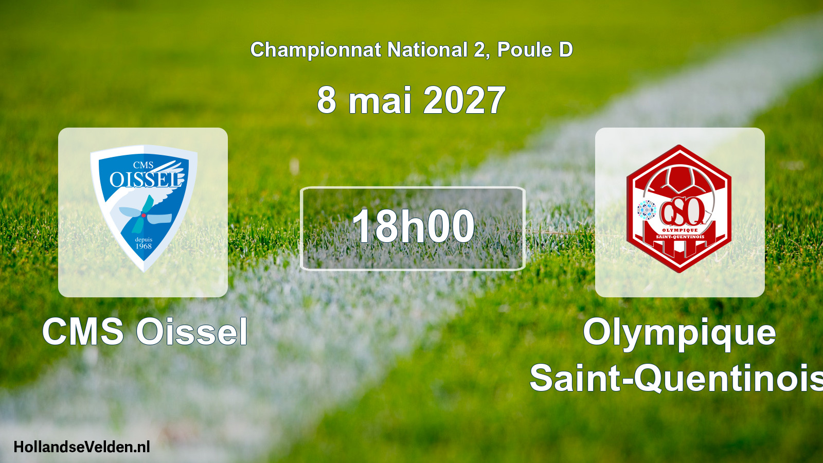 Scheduled Match: CMS Oissel - Olympique Saint-Quentinois (8 May 2027)