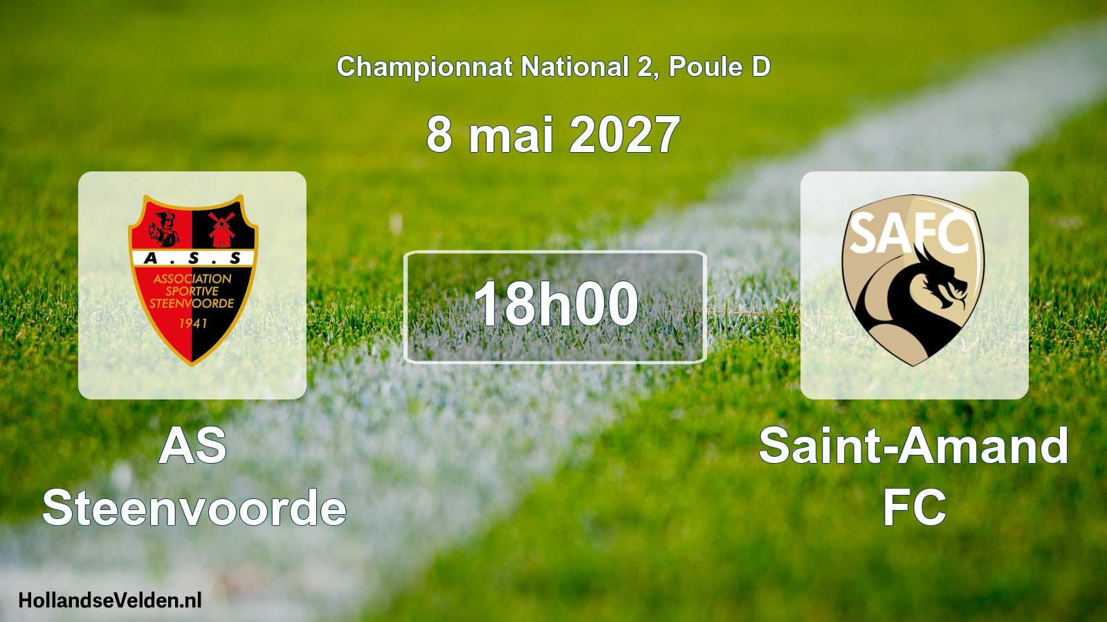 Scheduled Match: AS Steenvoorde - Saint-Amand FC (8 May 2027)