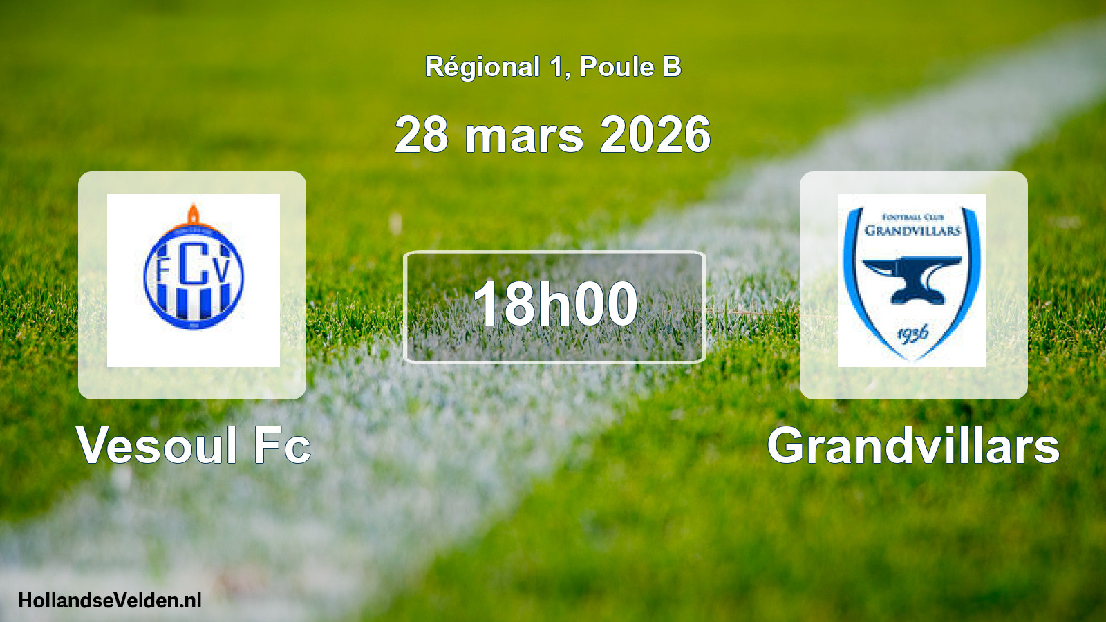 Scheduled Match: Vesoul Fc - Grandvillars (28 March 2026)