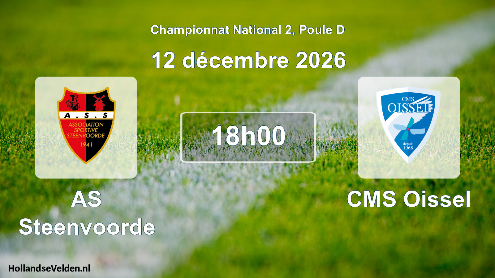 Scheduled Match: AS Steenvoorde - CMS Oissel (12 December 2026)