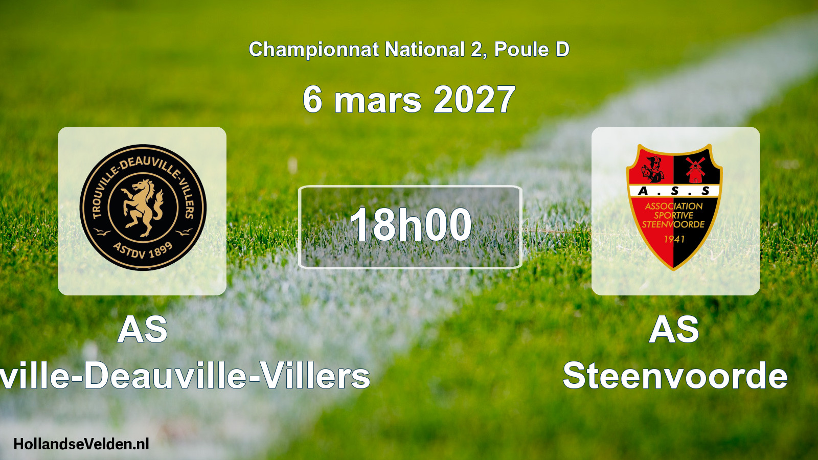 Scheduled Match: AS Trouville-Deauville-Villers - AS Steenvoorde (6 March 2027)