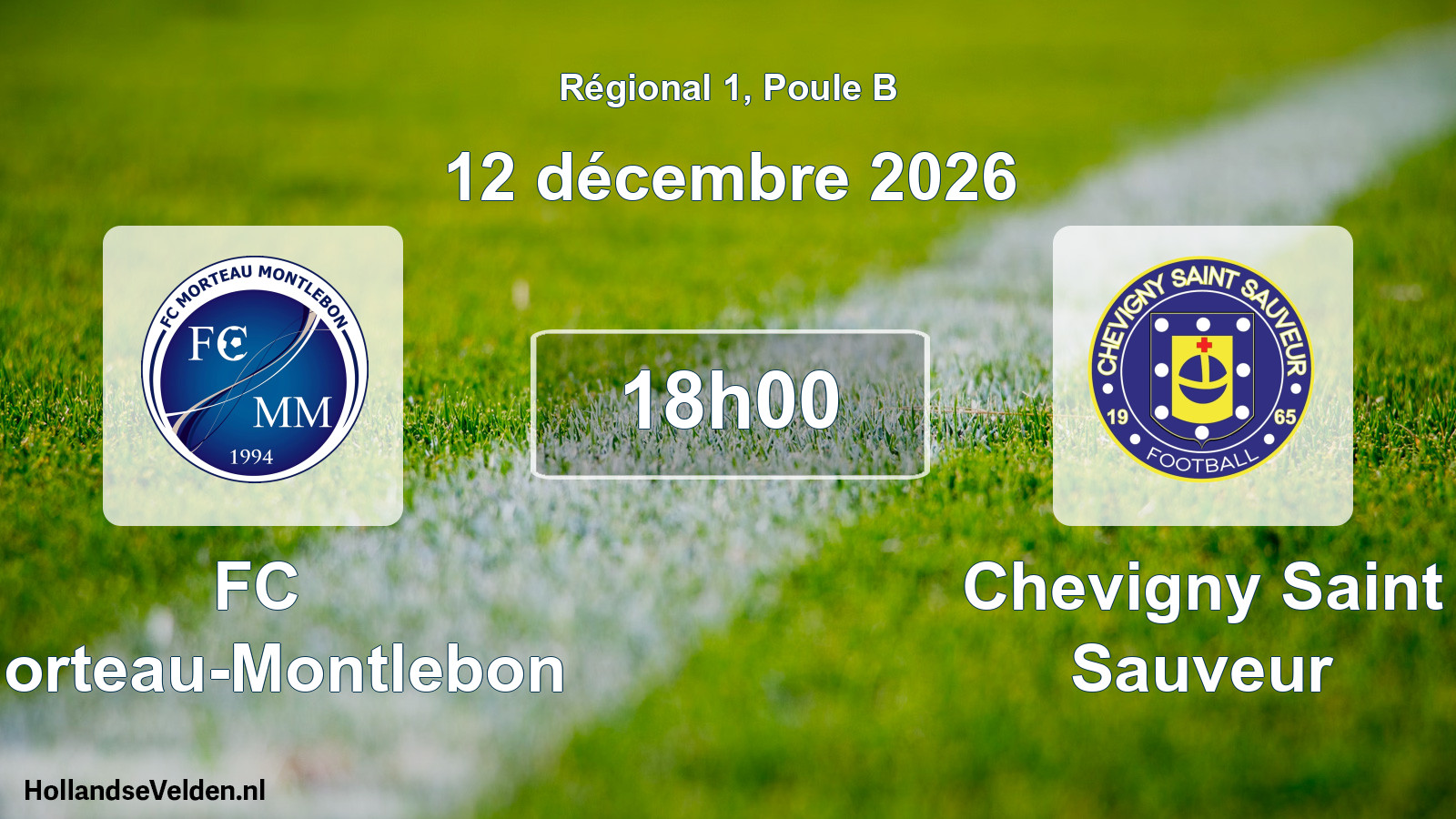 Scheduled Match: FC Morteau-Montlebon - Chevigny Saint Sauveur (12 December 2026)