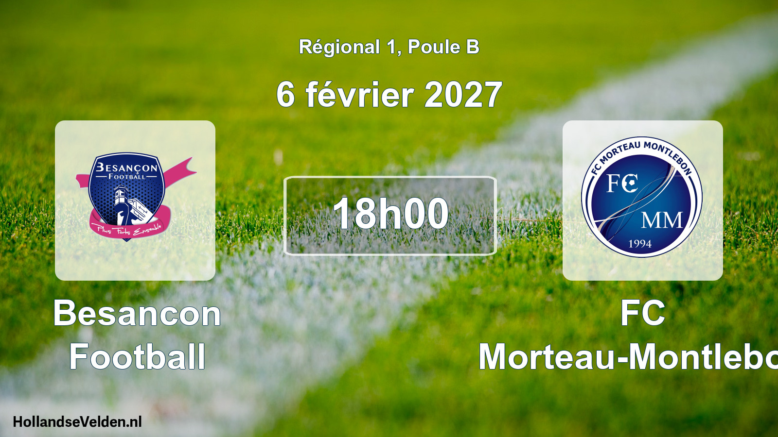 Scheduled Match: Besancon Football - FC Morteau-Montlebon (6 February 2027)