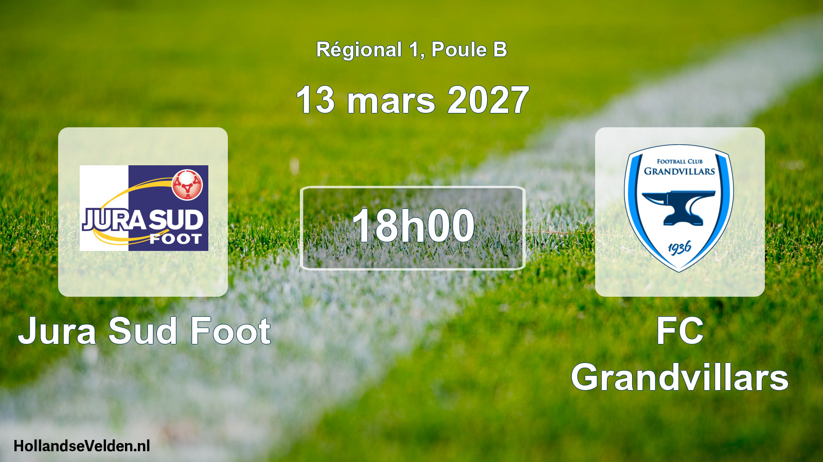 Scheduled Match: Jura Sud Foot - FC Grandvillars (13 March 2027)