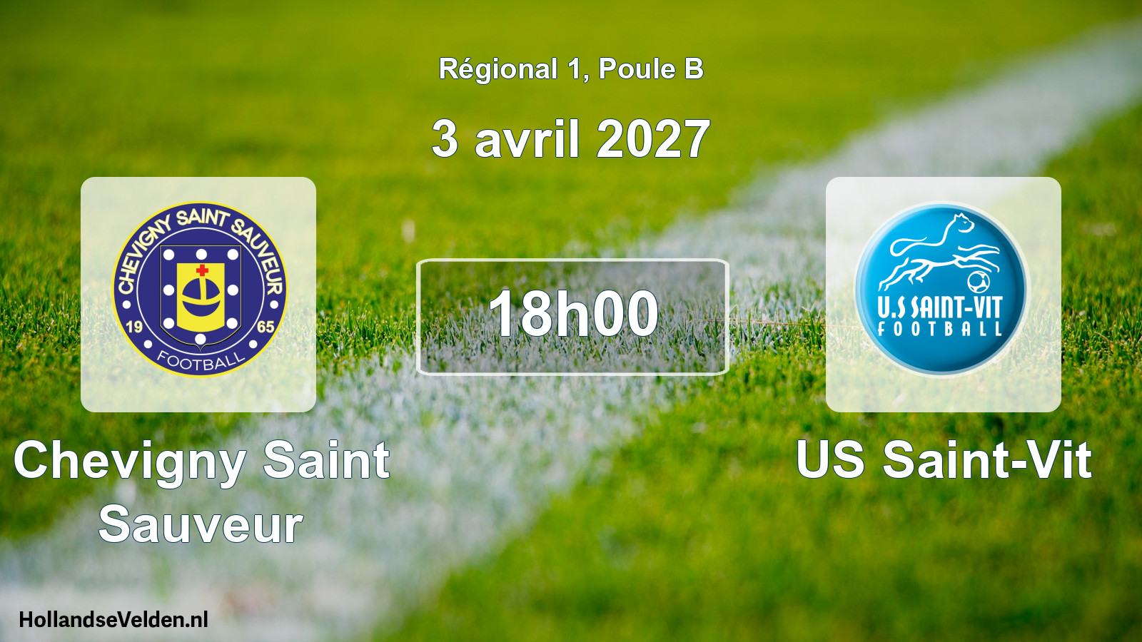 Scheduled Match: Chevigny Saint Sauveur - US Saint-Vit (3 April 2027)