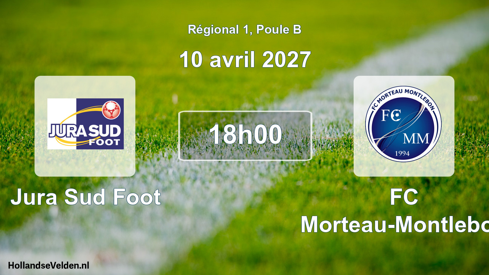 Scheduled Match: Jura Sud Foot - FC Morteau-Montlebon (10 April 2027)