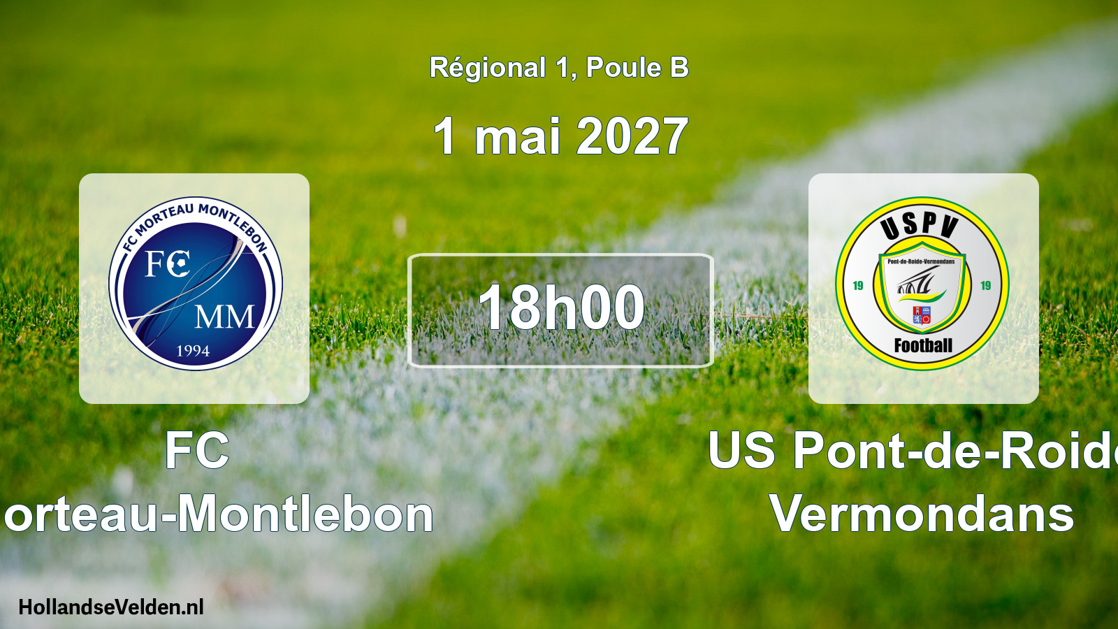 Scheduled Match: FC Morteau-Montlebon - US Pont-de-Roide Vermondans (1 May 2027)