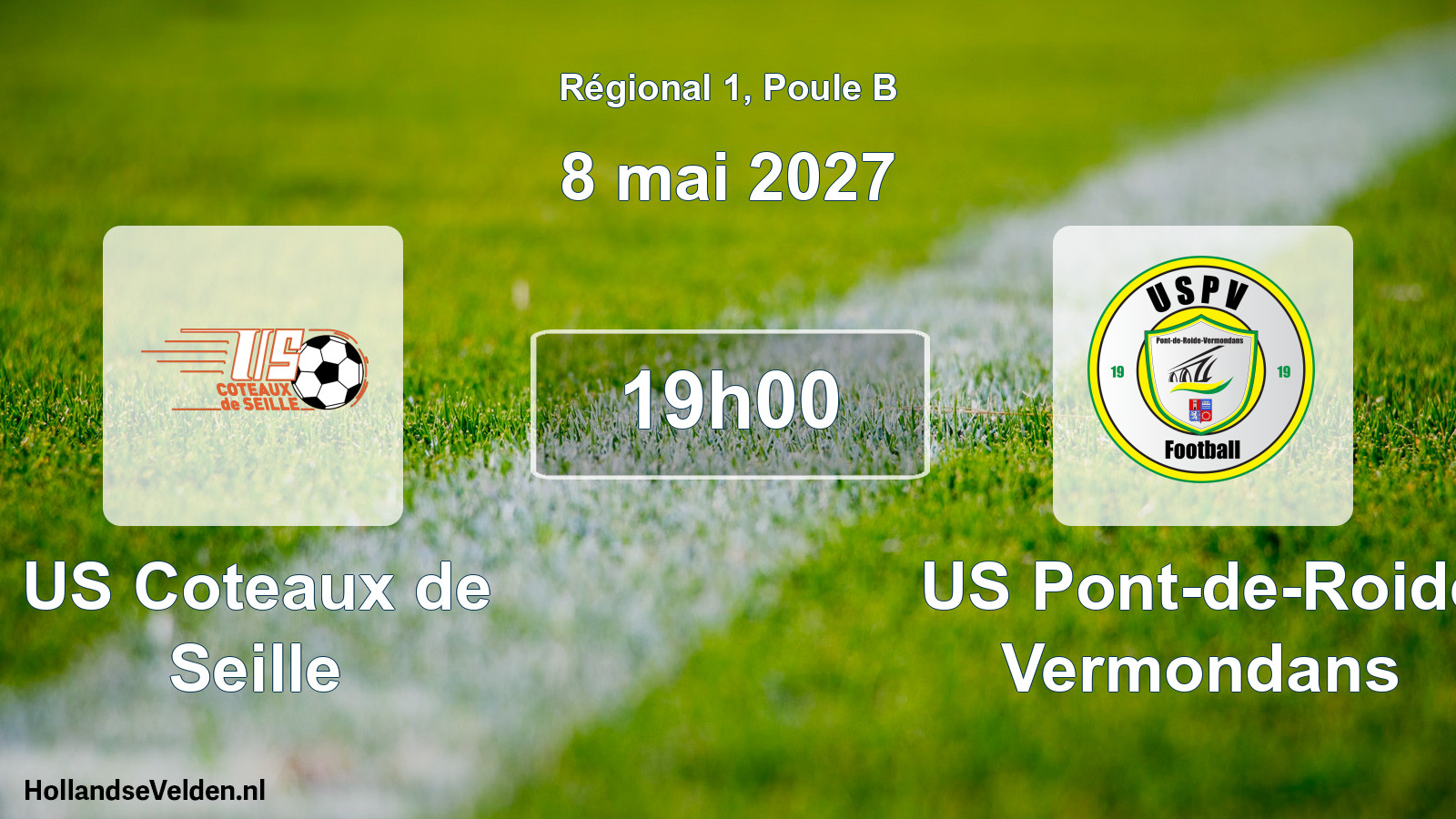 Match programmé: US Coteaux de Seille - US Pont-de-Roide Vermondans (8 mai 2027)
