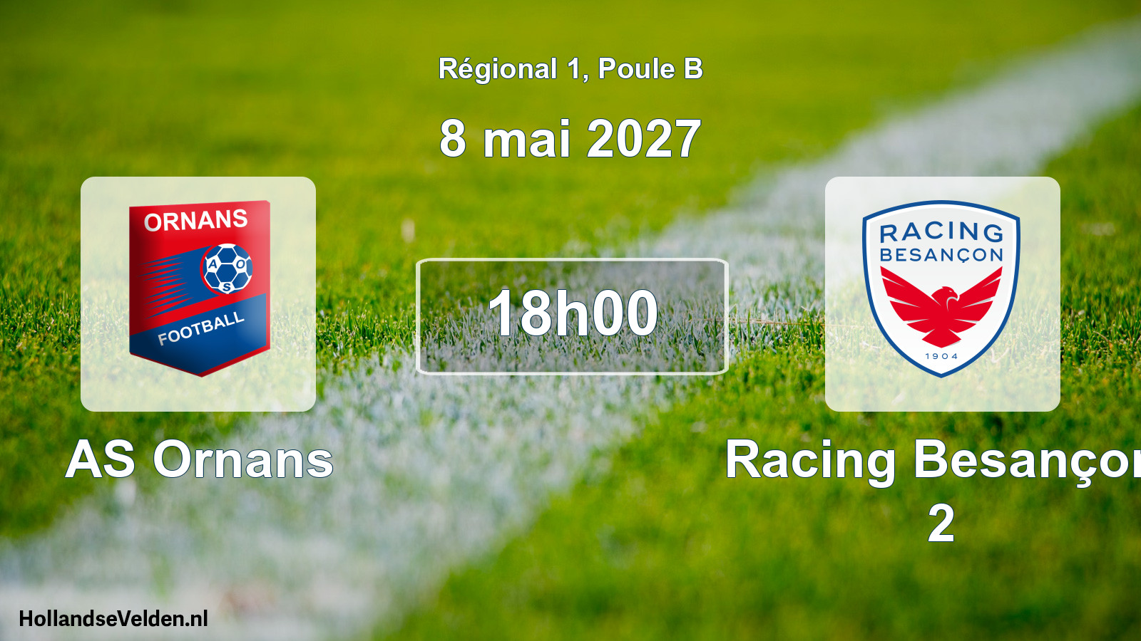 Scheduled Match: AS Ornans - Racing Besançon 2 (8 May 2027)