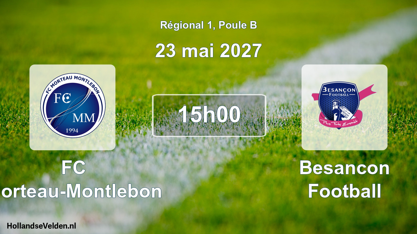 Scheduled Match: FC Morteau-Montlebon - Besancon Football (23 May 2027)