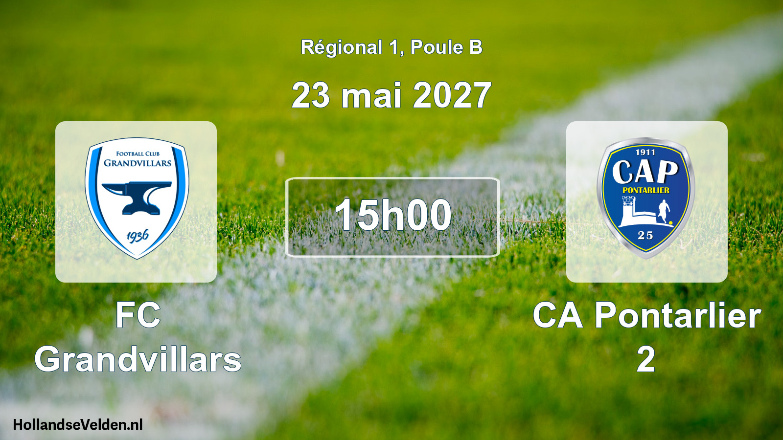 Scheduled Match: FC Grandvillars - CA Pontarlier 2 (23 May 2027)